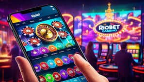 Giao diện ggwin trên điện thoại Android với menu Nổ hũ và Live Casino